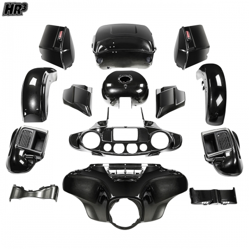 HR3 body kit/Fairing For Electra Glide Ultra Limited 15+ Black Earth Fade