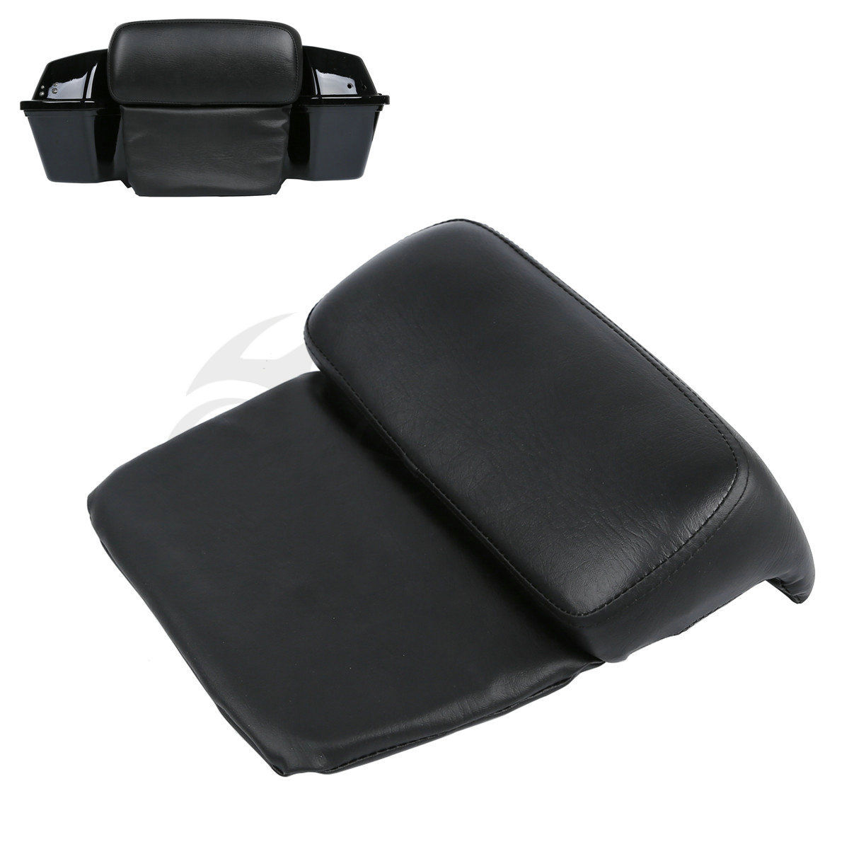 Chopped Tour Pak Pack Trunk & Backrest For Harley Touring Street Glide 1997-2013 