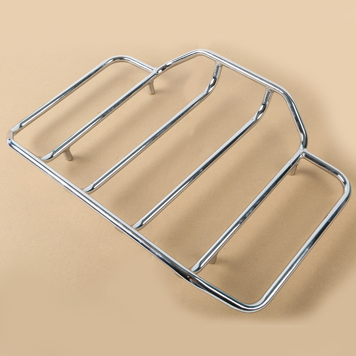 Chrome Luggage Rack Rail For Harley Touring Electra Road Tour Street Glide King
