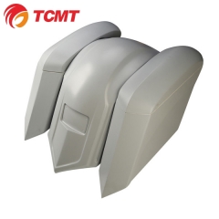 Fiberglass Unpainted Fender Overlay Cover & Saddlebag For Harley Touring