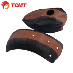 Leather Gas Tank Cover Fender Protector Fits For Sportster 883
