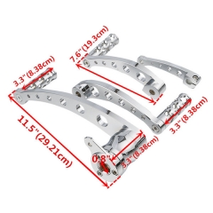 Heel Toe Shift Lever With Shifter Peg For HarleyTouring Road King Softail