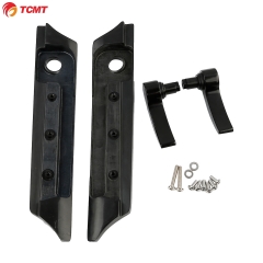 CNC Saddlebag Latch Covers Lid Lifter For Harley Touring Electra Glide 2014-2017