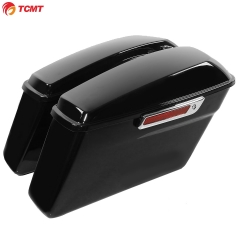 Hard Saddlebags w Latch Key For Harley Electra Road Street Glide King 14-18