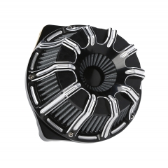 Inverted Air Cleaner Filter Kit For Harley Touring Dyna Street Bob FXDB 07-17 16