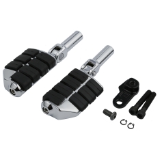 Chrome Passenger Foot Pegs Footrest For Harley Davidson Softail Slim FLS 12-17