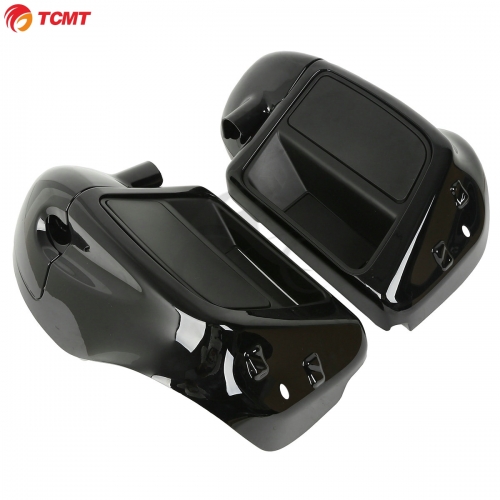 Lower Vented Leg Fairing + 6.5" Speaker Box Pods For Harley Touring FLHTCU 14-18