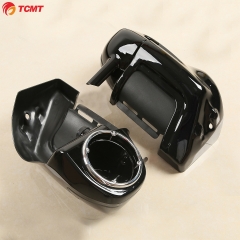 Bas ventilé jambe Fairing & Speaker Box pods pour Harley Touring Electra Glide 1993-2013