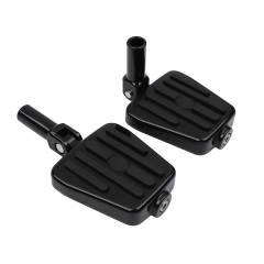 Black Male Mount Foot Pegs Pedals For Harley Softail FLS 12-17 FLSTSB 08-11 2010