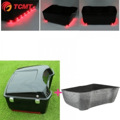 TCMT King Tour Pak Pack Trunk w/ Lock Key Fits Harley Touring Road Glide 1997-2013