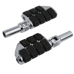 Chrome Passenger Foot Pegs Footrest For Harley Davidson Softail Slim FLS 12-17