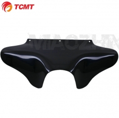 Vivid Black Front Outer Batwing Fairing Fit Harley Davidson Touring Softail Dyna