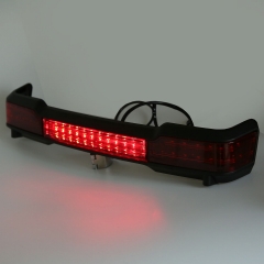 Black LED Tail Brake Light Accent for Harley Touring Trunk King Tour Pack Wrap