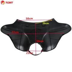 Vivid Black Front Batwing Upper Outer Fairing For Harley Touring Road King 96-13