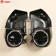 Bas ventilé jambe Fairing & Speaker Box pods pour Harley Touring Electra Glide 1993-2013