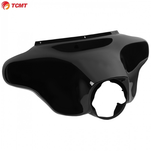 Vivid Black Front Batwing Upper Outer Fairing For Harley Touring Road King 96-13