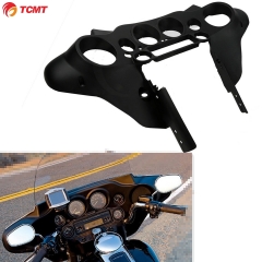 Black Speedometer Cover Inner Fairing For Harley Davidson FLHX FLHTC 2008-2013