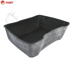 Scooter Cruiser Dirt Bike Tail Box Luggage Trunk Top Case w/ Passenger BackrestKing Tour Pak Trunk Carpet Liner For Harley Touring Electra Street Glid