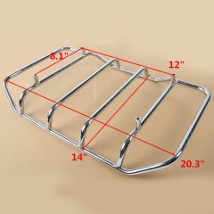 Luggage Rack Razor Tour Pak Pack Trunk Painted For Harley Touring Road King 14+