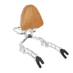 XF2906F04-E Corium Chrome Quick Release Passenger Sissy Bar &Backrest For Indian Scout 15-19