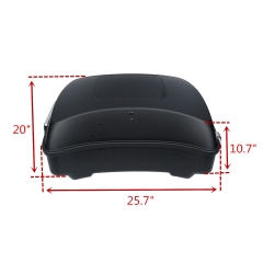 Chopped Tour Pak Trunk Backrest For Harley Touring Models 2014-2018