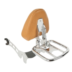 XF2906F04-E Corium Chrome Quick Release Passenger Sissy Bar &Backrest For Indian Scout 15-19