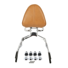 XF2906F04-E-SET Sissy Bar Passenger Backrest + Mouting Spools For Indian Scout 15-19 Sixty 16-19