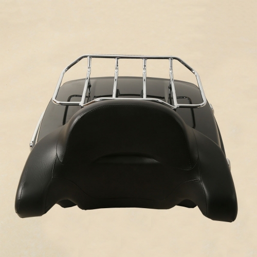 Chopped Tour Pak Trunk Backrest Luggage Rack For Harley Touring Street Glide 14+