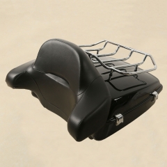 Chopped Tour Pak Trunk Backrest Luggage Rack For Harley Touring Street Glide 14+