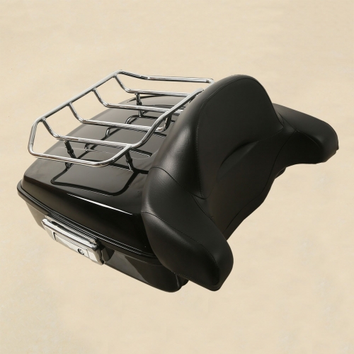 Chopped Tour Pak Trunk Backrest Luggage Rack For Harley Touring Street Glide 14+