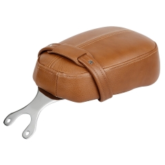 XF2906F05-E Motorbike Leather Passenger Pillion Seat For Indian Scout 2015-2018 Sixty 16-18