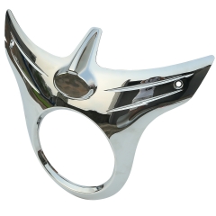 Chrome Upper Fairing Headlight Bezel Round Fit Indian Chieftain Dark Horse 16-18