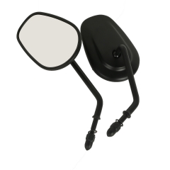 XF-460-MB Matt black 8mm Rearview Side Mirrors For Harley Davidson XL1200L XL883 XL883L Sportster