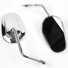 XF-460 8mm Rearview Side Mirrors For Harley Davidson XL1200L XL883 XL883L Sportster