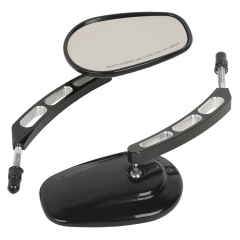 XF110858-B Pair Rear View Mirrors For Harley Davidson XL1200L XL883 XL883L Sportster Iron