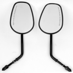 XF-460-B 8mm Rearview Side Mirrors For Harley Davidson XL1200L XL883 XL883L Sportster