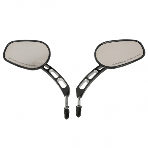 XF110858-B Pair Rear View Mirrors For Harley Davidson XL1200L XL883 XL883L Sportster Iron