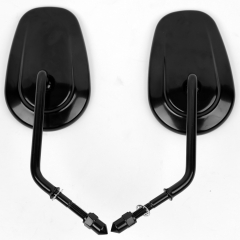 XF-460-B 8mm Rearview Side Mirrors For Harley Davidson XL1200L XL883 XL883L Sportster