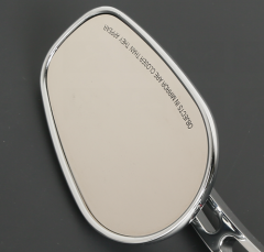 XF110858 Rear Chrome View Mirrors For Harley Davidson Softail Springer Heritage Fat Bob