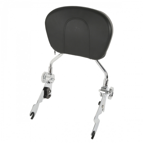 XF2906237-E Chrome Detachable Backrest Sissy Bar For Harley Touring Elelctra Street Glide 09-19