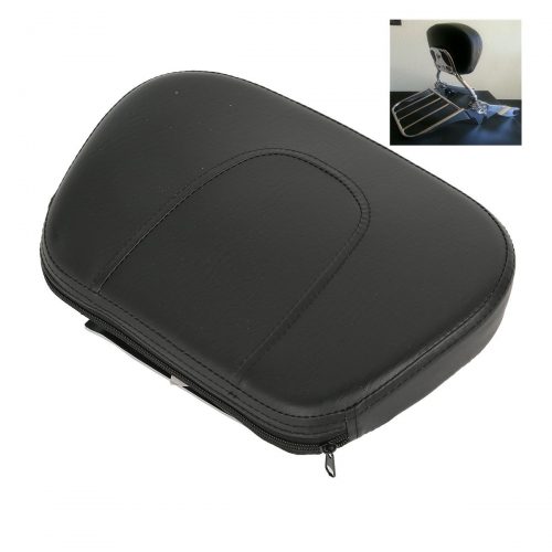 XF2906239 Black Detachable Passenger Backrest Pad & Bracket For Harley Electra Glide 09-18