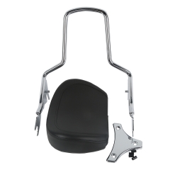 XF290670 Detachable Backrest Sissy Bar W/Pad For Harley Touring FLHR FLHX FLHT FLTR 2009-2019
