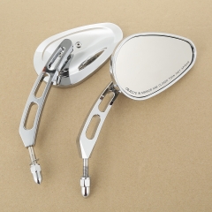 XF110876-E 8mm Rear View Mirrors For Harley Electra Glide Ultra Classic FLHTCU 2014-2017