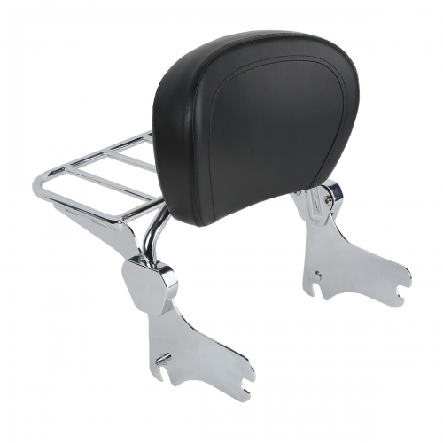 XF290669 Detachable Backrest Sissy Bar W/ Luggage Rack For Harley Road King 1994-2008