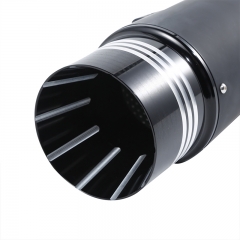 4'' Megaphone Slip-on Silencer Exhaust Pipe For Harley Touring FLHTC FLHTK 95-16 XF2906315-07-B