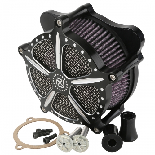XF2906111 Black CNC Air Cleaner For Harley Ultra Electra Street Glide Road King 2008-2016