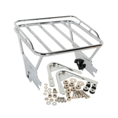 Two Up Luggage Rack & Docking Hardware Chrome For Harley Touring Road King