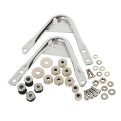 Two Up Luggage Rack & Docking Hardware Chrome For Harley Touring Road King