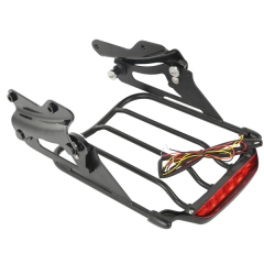 Luggage Rack 4 Point Docking Hardware Kits w/Light For Harley Street Glide