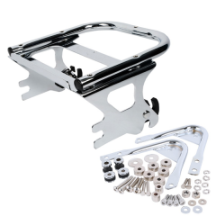 Two-up Tour Pak Pack Luggage Rack &Docking Hardware For Harley Touring